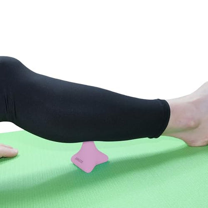 Manual Trigger Point Massage Tool Small Massager Ball 3″×2.6″ Purple - color: Purple