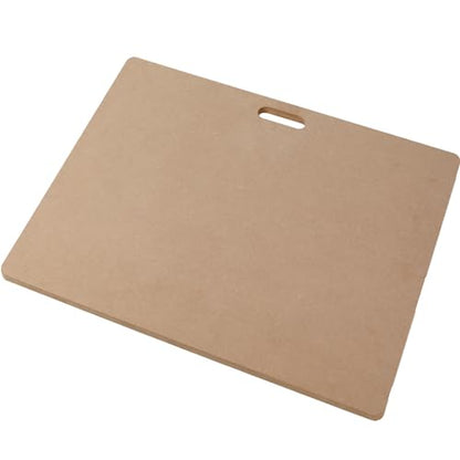 Calpalmy Clay Wedging Board with Convenient Built-in Handle - 12 x 18" Portable Clay Board for Ceramics, Clay Crafts, and Pottery - Sturdy 9mm Thickness MDF Tote Board for Clay Art Enthusiasts - size: 18"x12" (9mm thick)