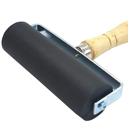 8 Pack Rubber Roller - Brayer Rollers with 3 Size for Crafting Brayer Rollers for Printmaking Brayer Tool Paint Brush Ink Applicator Art Craft Oil Painting Tool 2.4 in,4 in,5.91 in (8 Pack) HRJZF