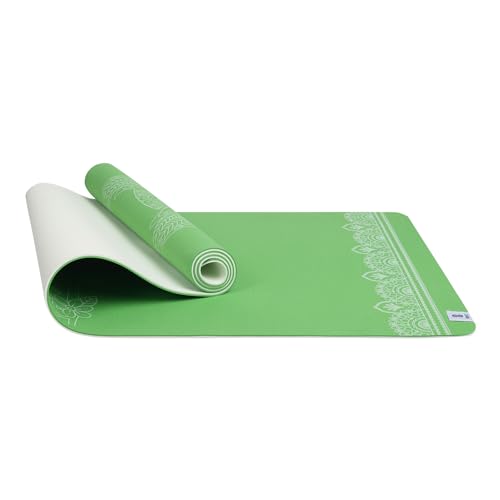 SINT Yoga Mat - Premium 6mm Print Reversible Extra Thick and Large Non Slip Exercise & Fitness Mat for All Types of Yoga, Pilates & Floor Workouts (72" x 24" x 6mm Thick) - color: Mystic Owl