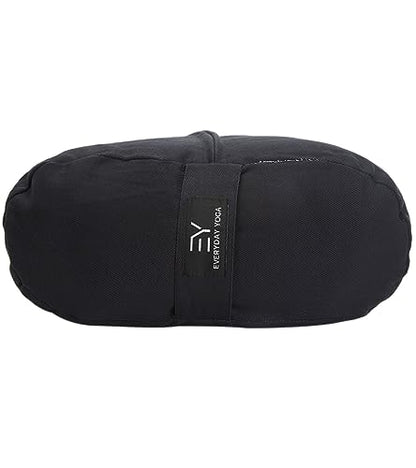 Everyday Yoga Premium Bolster, Soft Meditation Pillow, Multi-Colors - color: Black, style: D. Low Impact - Rectangular