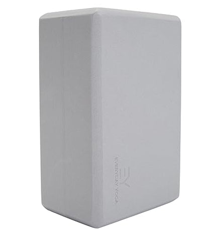 𝗘𝘃𝗲𝗿𝘆𝗱𝗮𝘆 𝗬𝗼𝗴𝗮 Deluxe Mat and Yoga Foam Block Set - Non Slip, Eco Friendly, Anti-Tear, 5mm Thickness for Yoga - Slate