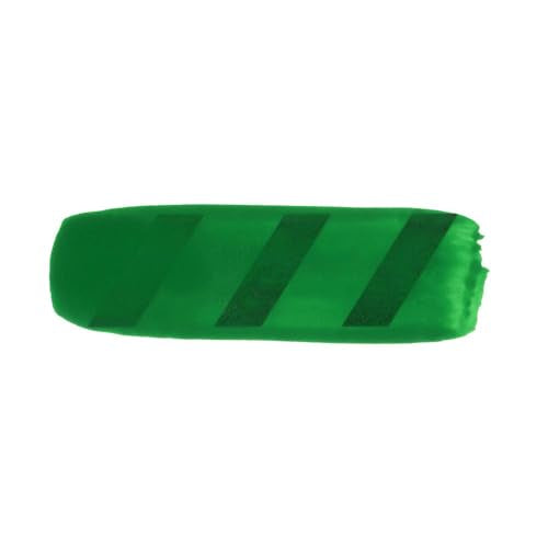GOLDEN High Flow Acrylics, Permanent Green Light, 1 fl. oz. Bottle | Artist grade paint blending the strength of acrylic and versatility of ink for spraying, drawing, staining and mixed media. - color: Permanent Green Light