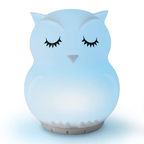 Rainlax Mindfulness Breathing Owl, 4-7-8 Guided Visual Meditation Light | 3-in-1 Breathing Night Light Device & Noise Machine for ADHD Anxiety Stress Relief Sleep - Gifts for Kids & Adult Women Men