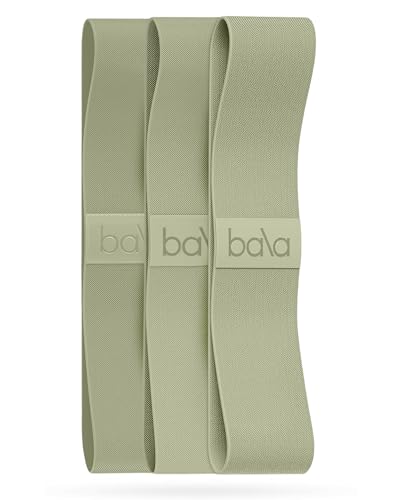 Bala Bands Resistance Bands, Non-Slip Fabric Exercise Bands - color: SAGE, size: Resistance Bands (Set of 3)