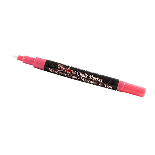 JAM PAPER Dustless Erasable Chalk Markers - Fine Point Liquid Chalk Marker - Coral Pink - 2/Pack - color: Coral Pink