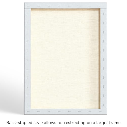 PHOENIX 18x24 Inch 2 Pack Gallery Canvas - 1.5 in Thick Large Canvases for Painting - Deep Edge 100% Cotton 11 Oz. Gesso Primed White Blank Professional Canvas Oil & Acrylic Paints - size: 18"x24", style: Gallery