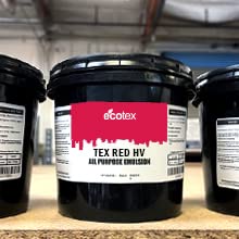 Ecotex® Tex-Red HV Pre-Sensitized Screen Printing Emulsion, High Viscosity | Premixed And Pre-Sensitized High Viscosity Photo Emulsion - No Diazo Needed, Compatible With Plastisol And UV Ink - Qt - size: 32 Fl Oz (Pack of 1)