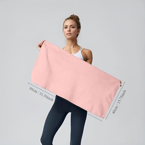 Quick-Dry Microfiber Towel 16"x32" – Ultra Soft, Super Absorbent, Lightweight & Compact Travel Towel for Gym, Yoga, Camping, Hiking, Beach & Sports