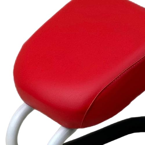 Kneeling Meditation Stool Prayer Stool with Anti Slip Cover Portable Meditation Bench Seat for Praying Adults Prayer, red - color: Red