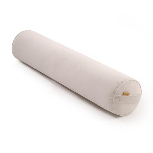 Body Pillow for Adults,Long Round Pillow,Big Cylindrical Pillow,Large Full Bolster Pillows for Side Sleepers (Misty White, 39.37"*7.87") - color: Misty White, size: 39.37"*7.87"