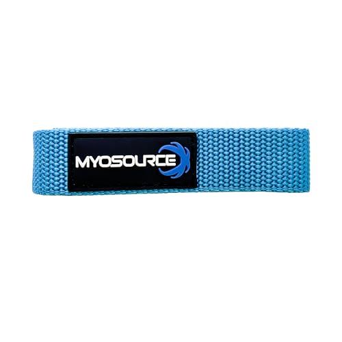 Myosource Kinetic Bands Cheerleading Flexibility Stunt Strap - Improve Stretching and Stunts for Cheer Dance Gymnastics & Physical Therapy – Stocking Stuffers Present for Kids Girls Adults - 12 Colors - color: Teal