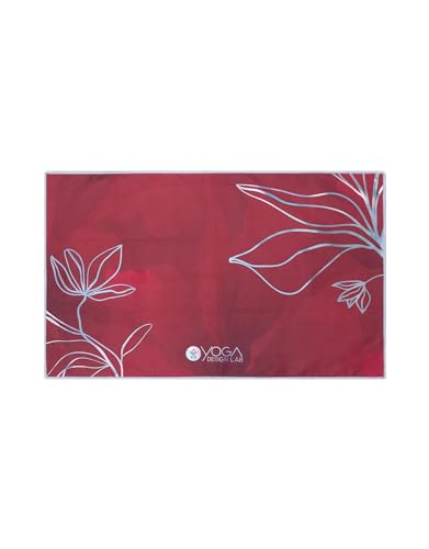 yogadesignlab Hand Towel Microfiber Size 15" x 24" Yoga Towel Yoga Rug Sports Training Towel (Iris)