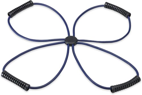 Gaiam Pilates Coreplus Reformer Resistance Band Kit - Home Fitness Equipment for Total Body Workout - Helps to Target Muscles, Tone, and Build Resistance - Comfort Grips (Includes Digital Workout) - size: 1 EA (Pack of 12)