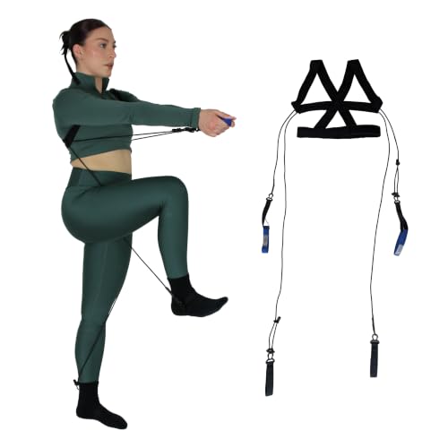 TYE4X™, Pilates Wearable Resistance and Assistance Total Body Exercise, Core Strengthening, Portable Home Gym, Pilates, Yoga, Barre, Posture, Stretching - size: Medium