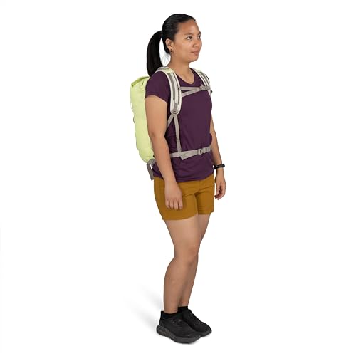 Osprey Daylite Cinch Backpack - Lightweight Travel Bag for Hikes, Festivals, and Everyday, Fuzzy Window Print/Torrent Blue - color: Fuzzy Window Print-torrent Blue