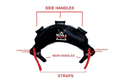 Strength Training Bag, 11LB/33LB/55LB, Fitness Sand Bag, Home Gym Weight Training, Multifunctional Workout Bag - size: 15 KG ( 33 LBS )