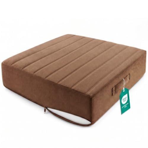 Codi Couch Cushion Replacements, 5 Inch High-Density Foam, 24 Inch - color: Coffee, size: 24 Inch (Pack of 1)