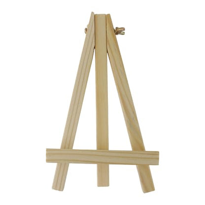 4 Pcs Tabletop Easel,Easel for Painting 7.48 Inch Wooden Painting Stand for Art,and Crafts,Portable Canvas Photo Picture Sign Holder for Kids and Adults - size: 7.48"x4.33"/19x11 cm(LW)