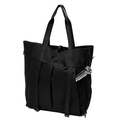 SSZYace 35L Tennis Tote Bag Waterproof Shoe Compartment for Gym Travel Work | detachable strap yoga mat holder vented shoe pocket waterproof luggage strap tennis pickleball padel racket gym work travel