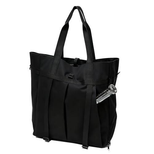 SSZYace 35L Tennis Tote Bag Waterproof Shoe Compartment for Gym Travel Work | detachable strap yoga mat holder vented shoe pocket waterproof luggage strap tennis pickleball padel racket gym work travel