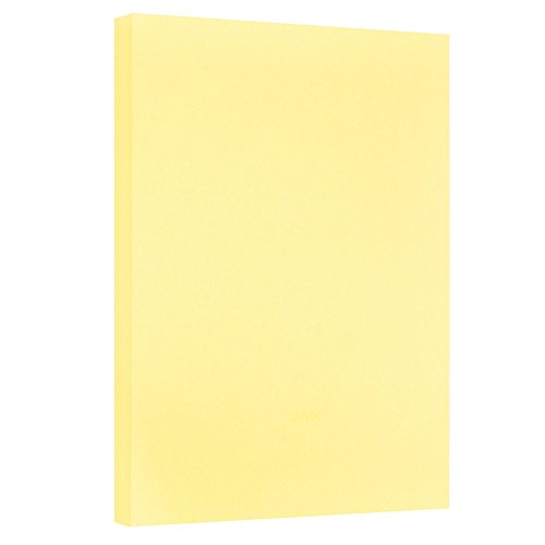 JAM PAPER Extra Heavy Weight 110lb Cardstock - 11 x 17 - Tabloid Coverstock - Canary Yellow - 50 Sheets/Pack - color: Canary, size: 11" x 17"
