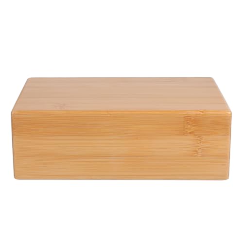 KESYOO Natural Yoga Brick Wooden Yoga Block for Home Fitness Dance Training Practice Auxiliary Tool Smooth Surface Portable Exercise Brick 9.05 X 5.90 X 2.95 in 1 Pack