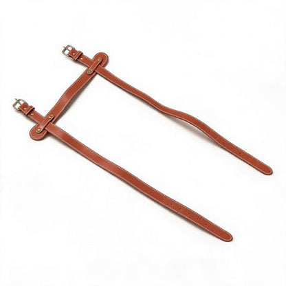 PU Leather Blanket Carry Strap with Adjustable Buckles Tear Portable Yoga Mat Straps for Picnic Camping Beach Towel Blanket Strap