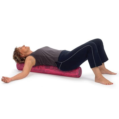 OPTP PRO-Roller Soft Density Foam Roller – Round, Pink, 36" x 6" - color: Pink 36" X 6"