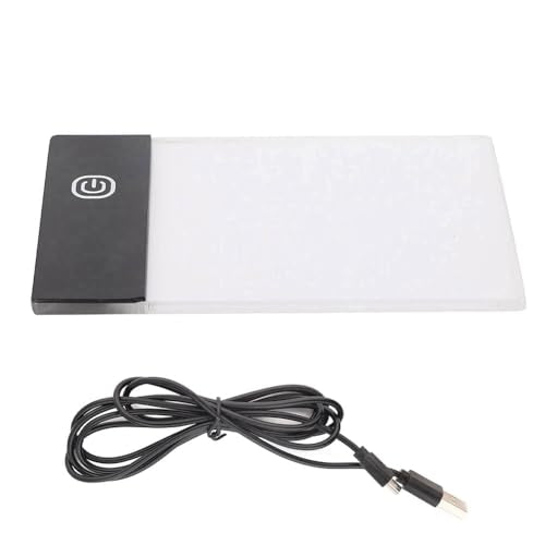 Msiud A6 LED Tracing Light Board, Adjustable Brightness Control for Art | Drawing Sketching Projects, Flip Book Creation, Animation Frame Development, Stencil Transfer Applications, Artwork Copying