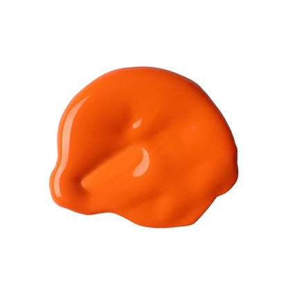 Liquitex BASICS Acrylic Fluid Paint, 4-oz Bottle, Cadmium Orange Hue | Super Versatile, Fine Art Pigments; Fluid Consistency, Vibrant satin colors, Permanent, Lightfast, Water-Resistant Finish - color: Cadmium Orange Hue, style: 118ml (4-oz)