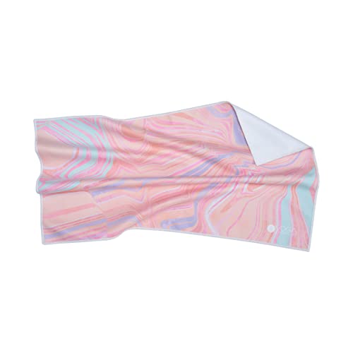 yogadesignlab | The Hand Towel | Premium Non Slip Hand Towel | Designed in Bali | Colorful Eco Printed + Quick Dry + Soft | Hot Yoga, Bikram, Ashtanga, Sport, Barre, Travel (Pearl) - color: Pearl