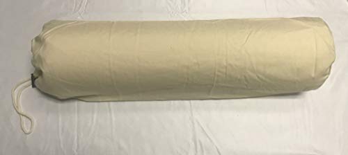 Therapist's Choice® Microfiber Bolster Cover with Drawstring Closure, Soft & Durable, Size: 6" x 27" (Cover Only, Bolster Not Included) (Natural (Light Brown)) - color: Natural (Light Brown)