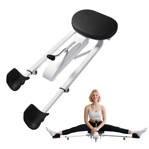 Split Machine, Leg Stretcher Splits Machine for Flexibility, 0-180° Adjustable Home Stretch Machine for Balle, Cheerleading Dance, Gymnastics and Other Sports, 330lbs Capacity - color: Black
