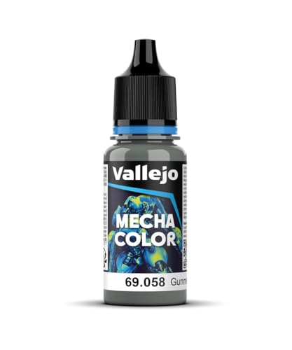 Vallejo Gunmetal 17ml Painting Accessories (VJ69058) - color: Gunmetal, size: 0.57 Fl Oz (Pack of 1)