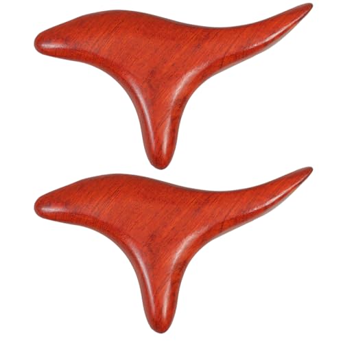 Wooden Massage Stick 2Pcs Set Trigger Point Massage Tool for Muscle Roller Body Massager for Legs Arms Neck Back Relief