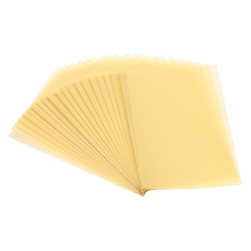 PATIKIL 100 Sheets Vellum Paper 4x6 Gold Tone | Vellum Paper Printable Translucent Paper 100GSM for Invitations Printing - color: Gold Tone