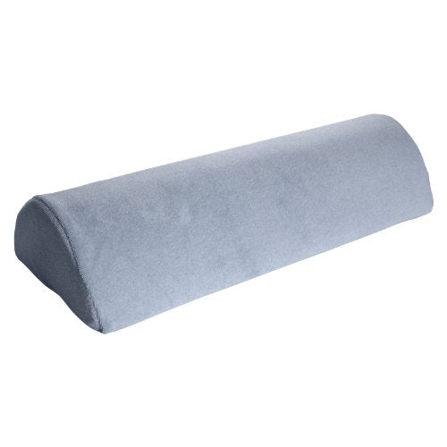 Soft 4 In 1 Memory Foam Pillow - White - Half Moon / Half Cylinder Neck Roll Pillow Best Wedge Cervical, Lumbar Support, Back And Knee, White - Curve For Pain - Bolster Pillow For Knees - This Curve Pillow Will Take You To The Moon
