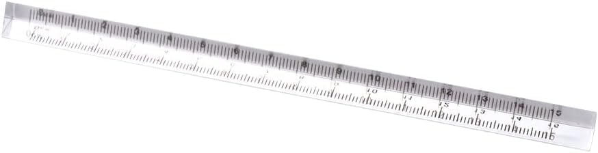 1pc Clear Plastic Triangle Ruler Small Architectural Scale Ruler Pocket Size Ruler Metric Ruler,Drafting Tools Office and School Supplies,Drafting Tools and Kits,Teaching Materials