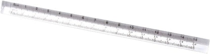 1pc Clear Plastic Triangle Ruler Small Architectural Scale Ruler Pocket Size Ruler Metric Ruler,Drafting Tools Office and School Supplies,Drafting Tools and Kits,Teaching Materials