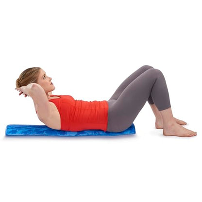 OPTP PRO-Roller Soft Density Foam Roller – Half-Round, Blue, 36"L x 3"H - color: Blue 36" X 6" X 3" Half-round