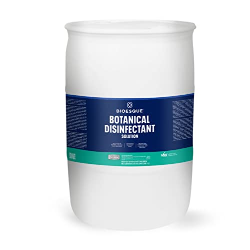 Bioesque Botanical Disinfectant Solution, Heavy Duty Broad-Spectrum Disinfectant, Kills 99.9% of Bacteria, Viruses*, Fungi, & Molds, 55 Gallon (Pack of 1) - size: 7040 Fl Oz (Pack of 1)