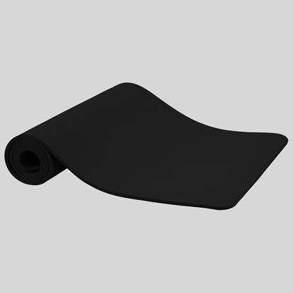 Fitvids Yoga Mat, 1/2-Inch Extra Thick High Density Exercise Mat, Anti-Tear Exercise Yoga Mat with Carrying Strap, Suitable for Various Yoga Exercises - color: Midnight