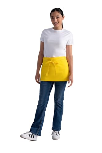 Chef Works Unisex Waitress Apron - color: Lemon