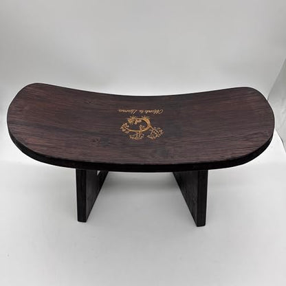 MONK & LLAMA Meditation Bench - color: Jet Brown, style: Cushioned