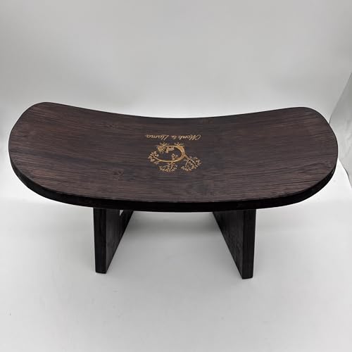 MONK & LLAMA Meditation Bench - color: Jet Brown, style: Cushioned