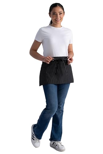 Chef Works Unisex Waitress Apron - color: Pinstripe