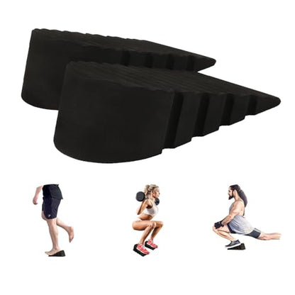 Squat Wedge Block for Heel Elevated Squat | Weightlifting Incline Slant Board Wedge, Squat Exercise, Improve Mobility, Balance and Strength Performance