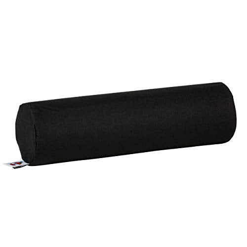 Core Foam Roll Pillow for Neck, Back, Knee & Leg Support 3.75" BK | Firm foam roll supports the neck, back, knees and ankles for comfortable positioning at home, travel or therapy. - size: 13.5x3.75 inch