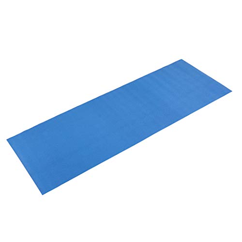 Sunny Health & Fitness Exercise Yoga Mats - Non-Slip Support for Home & Gym - color: Classic Blue